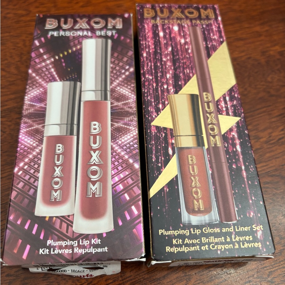 Buxom Plumping Lip Gloss and Liner Set - Vibrant Pink